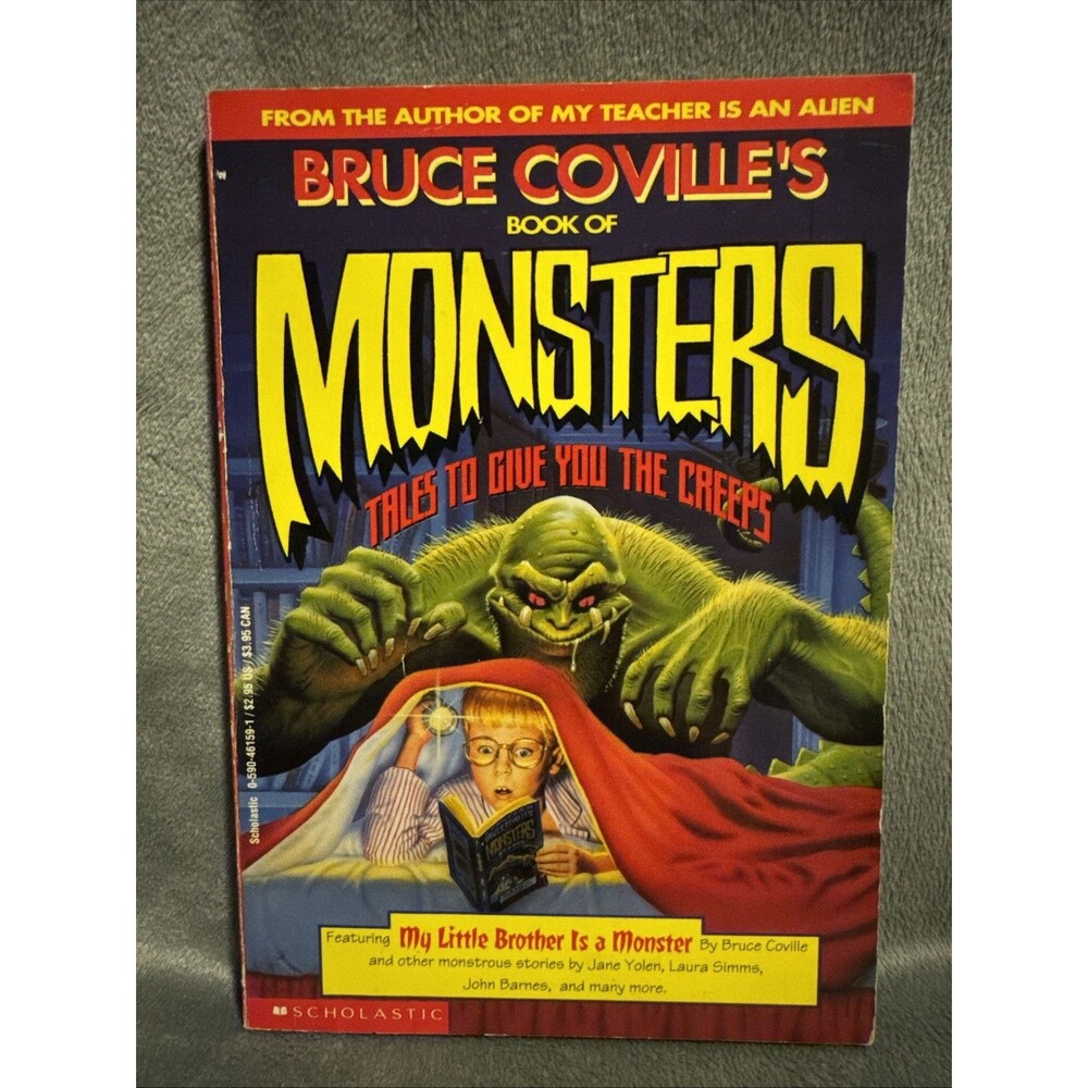 Vintage 1993 Bruce Coville's Book Of Monsters Tales To Give You The Creeps